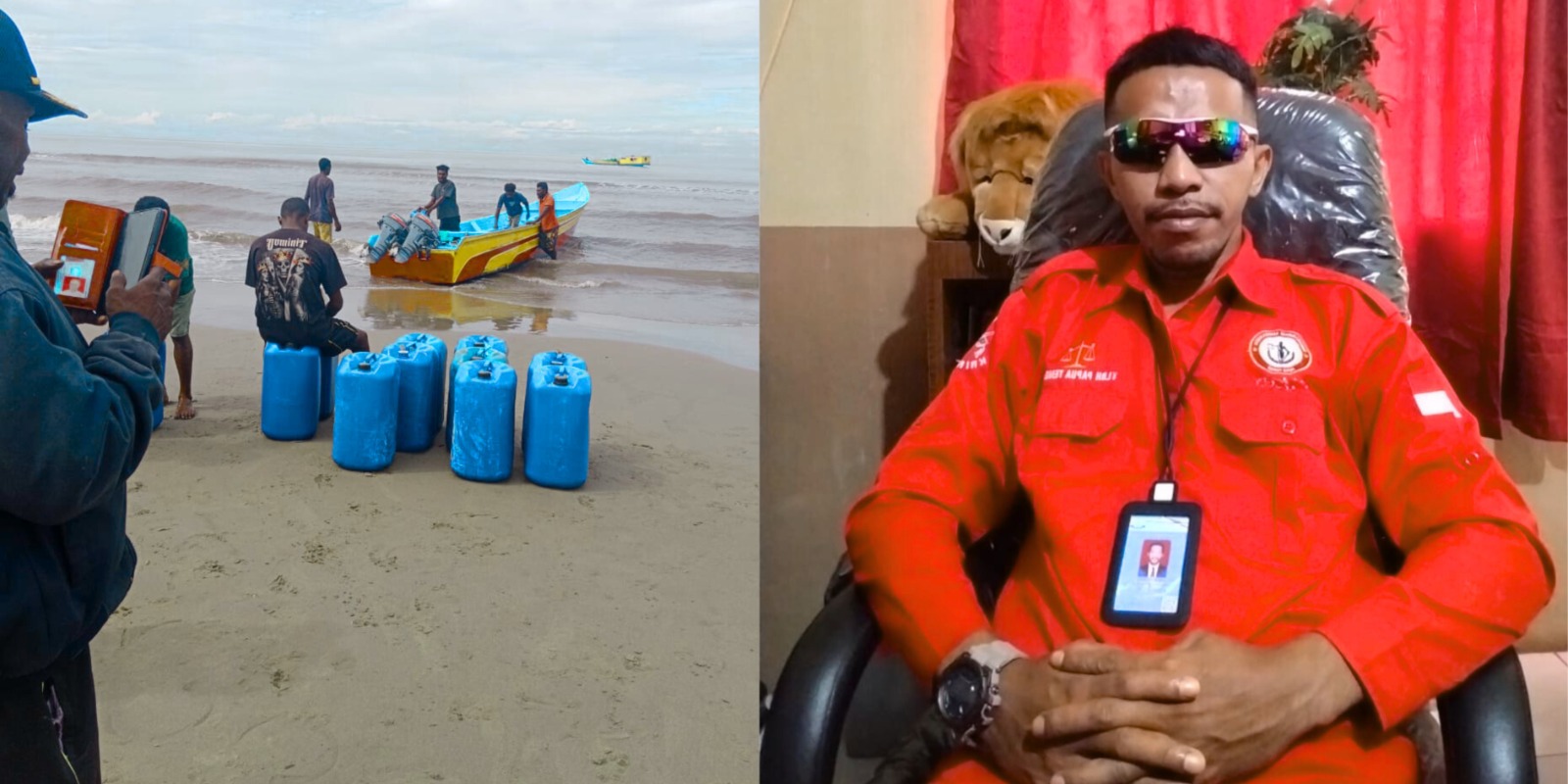 Sembilan Ton BBM Ilegal Diduga  Dibongkar di Ipaya, Kapolsek Mimika Barat Harus Bertanggung Jawab