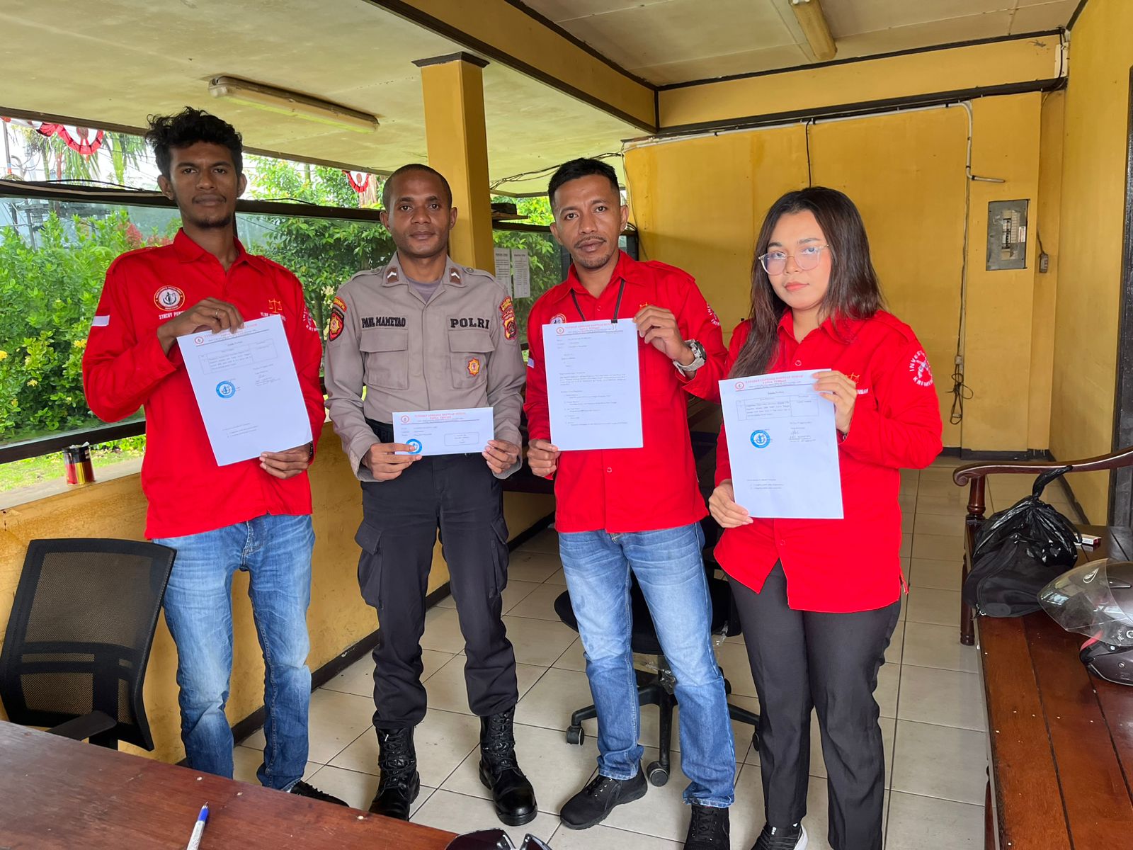 YLBH Papua Tengah Resmi Sampaikan Pengaduan Kasus 9 Ton BBM Ilegal ke Polres Mimika
