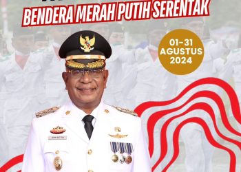 Bupati Mimika Jadi Irup HUT Ke-80 RI di Timika