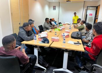 Pemuda Mimika, YLBH Papua Tengah dan Telkomsel Timika Bahas Kompensasi Kerugian Konsumen