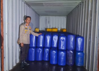 9 Ton BBM Ilegal Sudah Tiba di Mako Polres Mimika