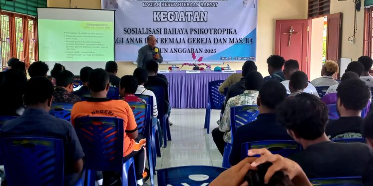 Kabag Kesra Setda Mimika Ingatkan Anak dan Remaja Timika Jauhi Psikotropika