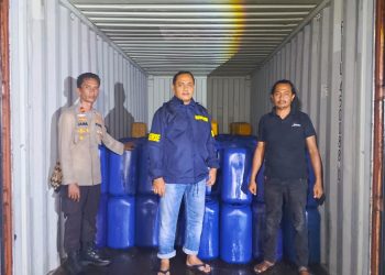 9 Ton BBM Ilegal Sudah Tiba di Mako Polres Mimika