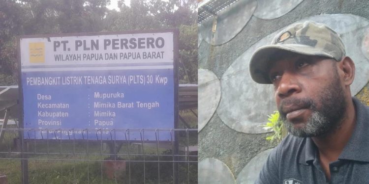 Listrik Hanya Menyala 3 Jam, Warga Mimika Barat Tengah Desak PLN Timika Segera Perbaiki PLTS