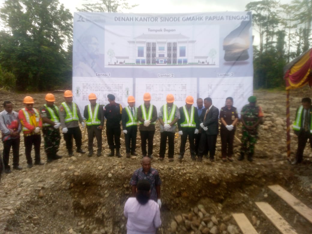 Sinode Gereja Masehi Advent Hari Ketujuh Papua Tengah Bangun Kantor Pelayanan di Timika