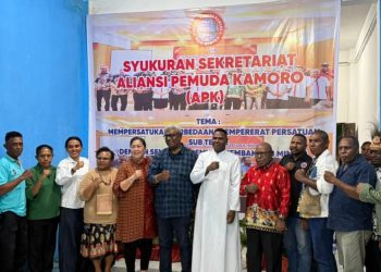 Bupati dan Wakil Bupati Mimika Hadiri Syukuran Sekretariat Aliansi Pemuda Kamoro. Rafael: APK Perjuangkan Harkat dan Martabat Masyarakat Kamoro