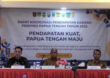 Rakor Pendapatan Daerah Papua Tengah Dorong Optimalisasi PAD dan Opsen Pajak