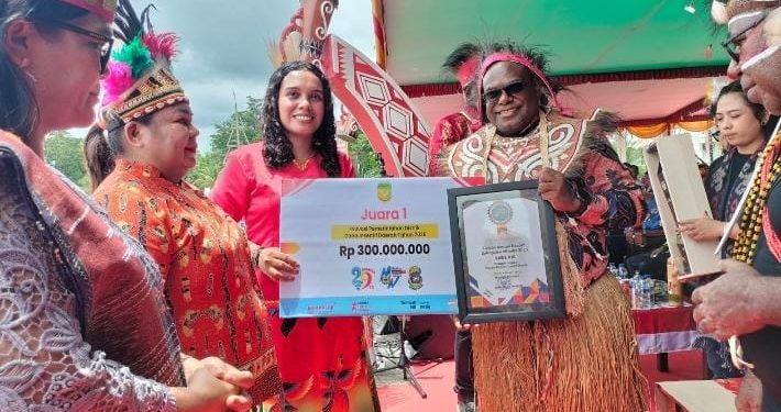 Distrik Wania Juara 1 Inovasi Pemerintahan Distrik ‘Mimika Innovation Week 2025’