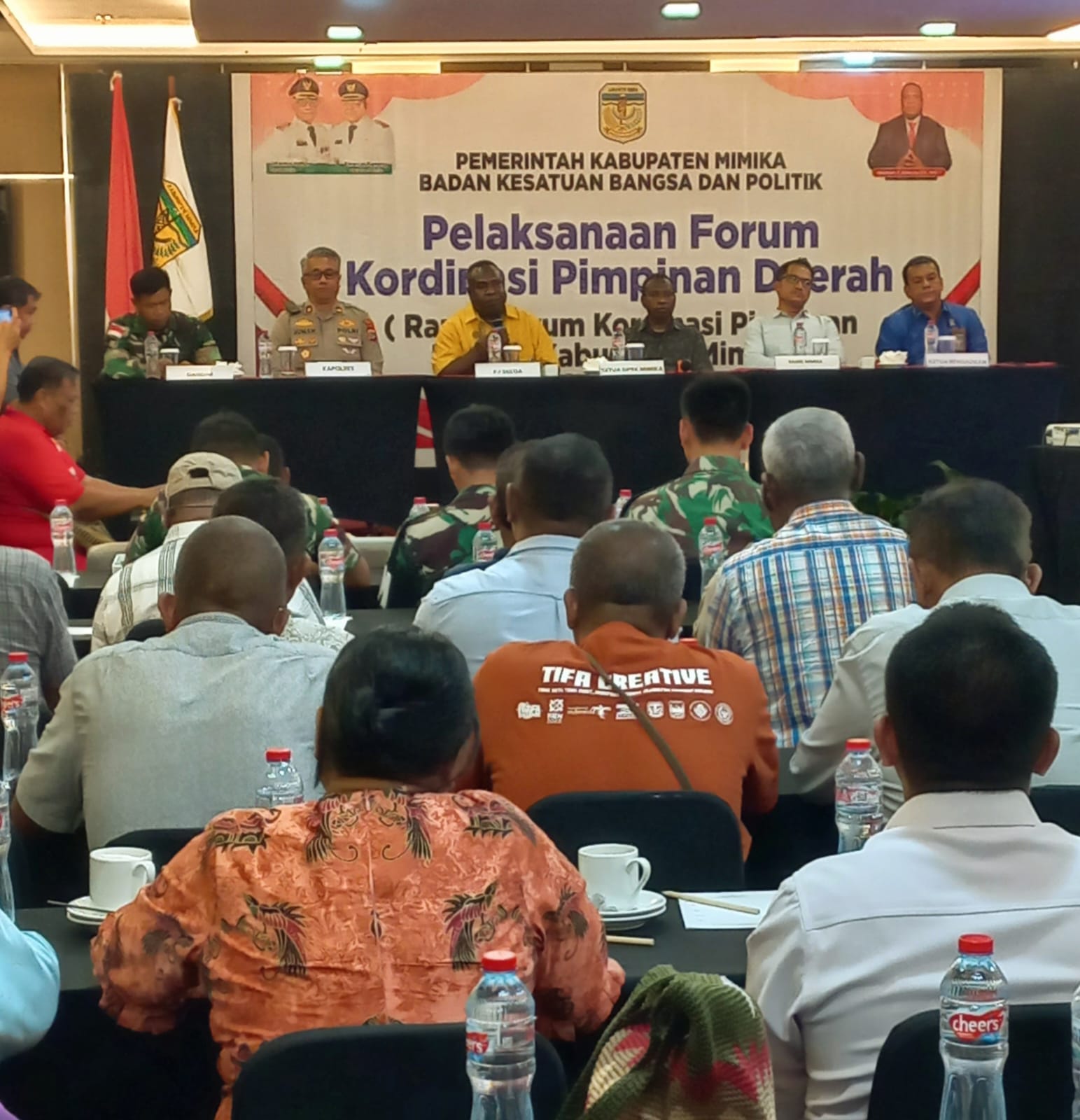 Forum Koordinasi Pimpinan Daerah Mimika Gelar Rapat Bahas Keamanan dan Kerukunan Masyarakat