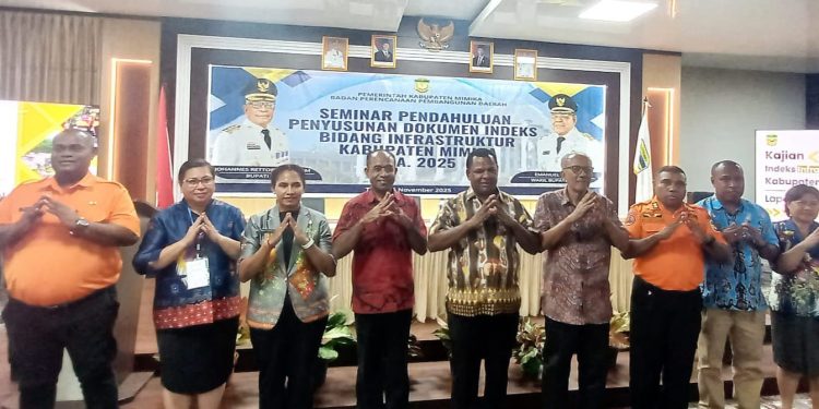 Bappeda Mimika Gelar Seminar Pendahuluan Penyusunan Dokumen Indeks Bidang Infrastruktur