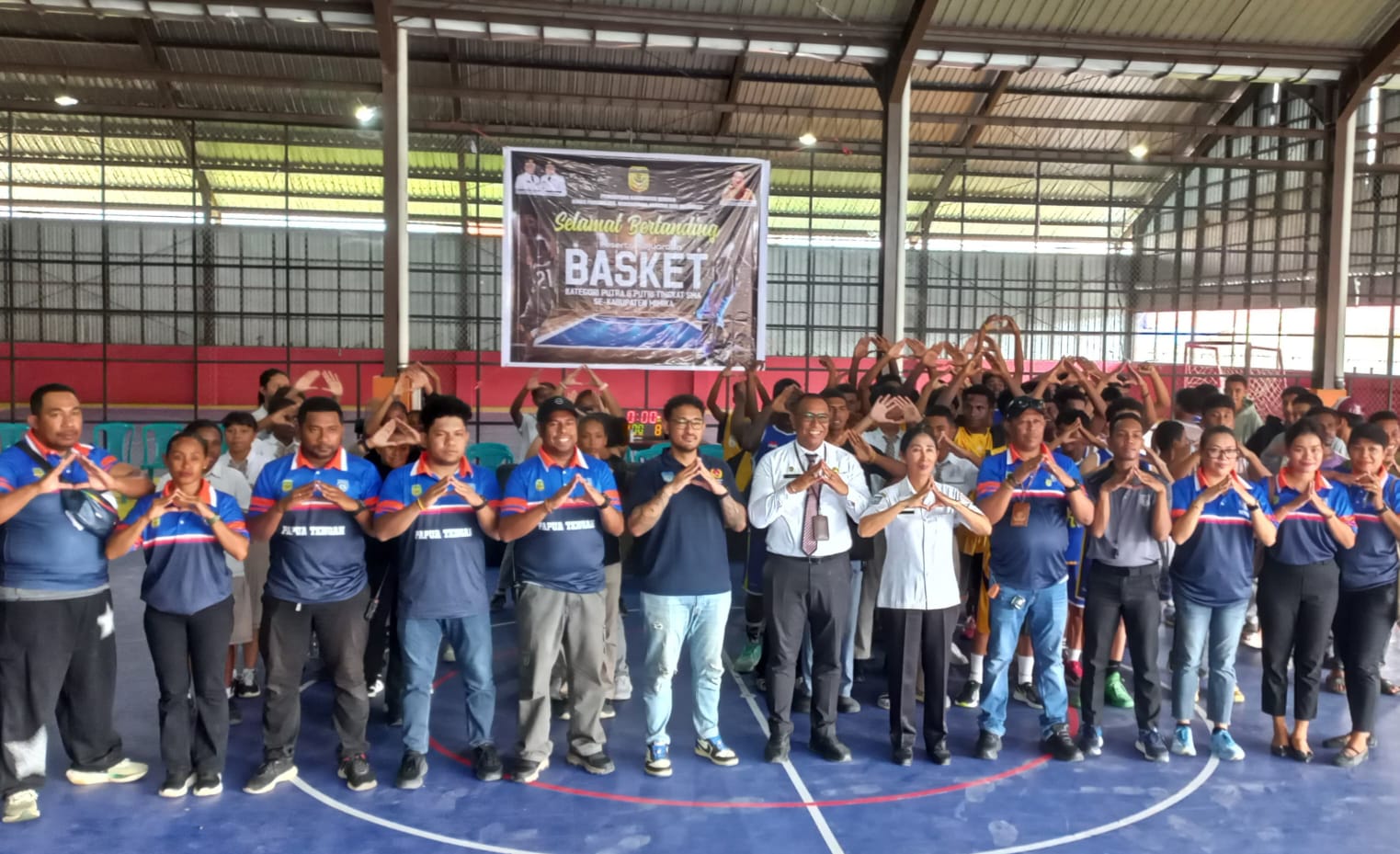 Disparbudpora Mimika Gelar Kejuaraan Basket Tingkat SMA/SMK Diikuti 16 Tim