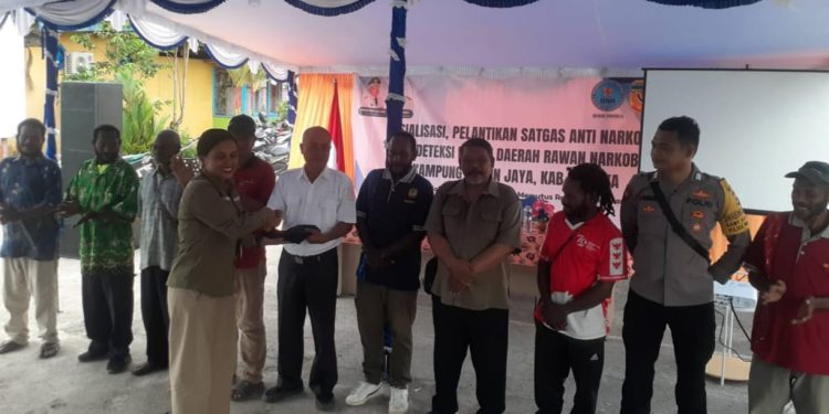 Satgas Anti Narkoba Kampung Kadun Jaya Dilantik