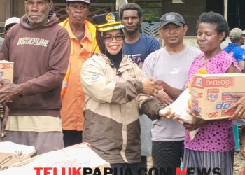 Ratusan Anak Sekolah di Mimika Barat Tengah Terlantar, Anggota DPRK Mimika Rampeani Rachman Turun Langsung ke Kapiraya