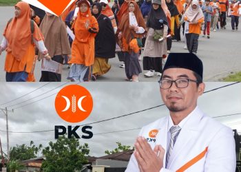 PKS Mimika Gelar Long March Sambut Ramadan, Mengajak Warga Meraih Derajat Taqwa