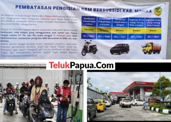 Kendaraan Pelat Luar Papua Tengah Tidak Dilayani di SPBU Mulai 15 Februari 2026, SPBU yang Melanggar Dikenakan Sanksi Tegas