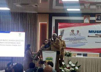 Bupati Mimika Johanes Rettob Ingatkan OPD Tidak ‘Ego Sektoral’, Harus Jadi Pelayan Masyarakat