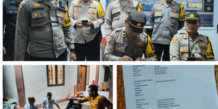 Tim Patroli Operasi Ketupat Salawaku 2026 Kota Tual Lakukan Patroli Kamseltibcar