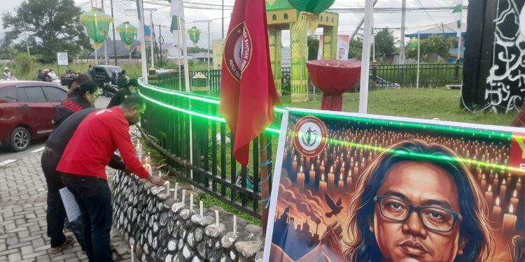 YLBH Papua Tengah Gelar Aksi 1.000 Lilin, Sampaikan 13 Tuntutan untuk Keadilan Andrie Yunus