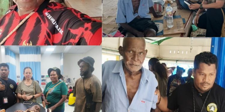 Dua Pekan Sakit-Terlantar di Pasar Sentral, Pria 61 Tahun Dievakuasi Komunitas TikTok dan Dinsos Mimika ke RSUD