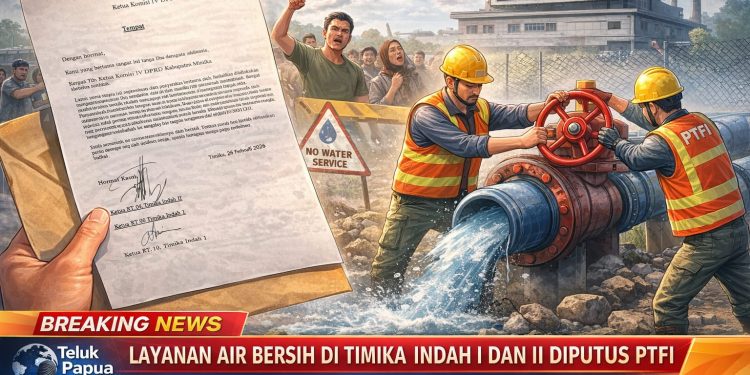 Warga Timika Indah Keluhkan Pemutusan Layanan Air Bersih dari PTFI, Ajukan Permohonan ke DPRK Mimika