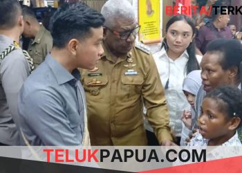 Bupati Mimika Dampingi Wapres RI Saat Ajak Puluhan Anak Yatim Belanja Peralatan Sekolah