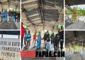 Kunjungi  Lokasi Gereja Pasca Kebakaran, Pemuda Muslim Mimika Siap Ikut Membantu Pembangunan Gereja Katolik St. Fransiskus Pomako