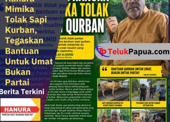 Ketua Hanura Mimika Tolak Pemberian Hewan Kurban ke Partai, Abah Saleh: Jangan Campur Aduk Politik dengan Agama
