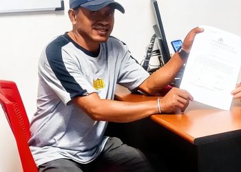 YLBH Papua Tengah Dampingi Pihak Keuskupan Timika Laporkan Kasus Pengrusakan Pagar di Polres Mimika