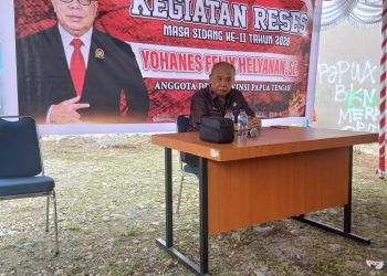 Anggota DPRP Papua Tengah Fraksi PDI Perjuangan, Yohanes Felix Helyanan Komitmen Perjuangkan Transportasi, Pendidikan dan Peningkatan Perekonomian Masyarakat Mimika