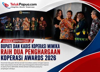 Raih Dua Penghargaan Koperasi Awards 2026, Bukti Dedikasi Bupati dan Kadis Koperasi untuk Mimika