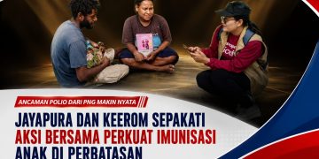 Ancaman Polio dari PNG Makin Nyata, Jayapura dan Keerom Sepakati Perkuat Imunisasi Anak di Perbatasan